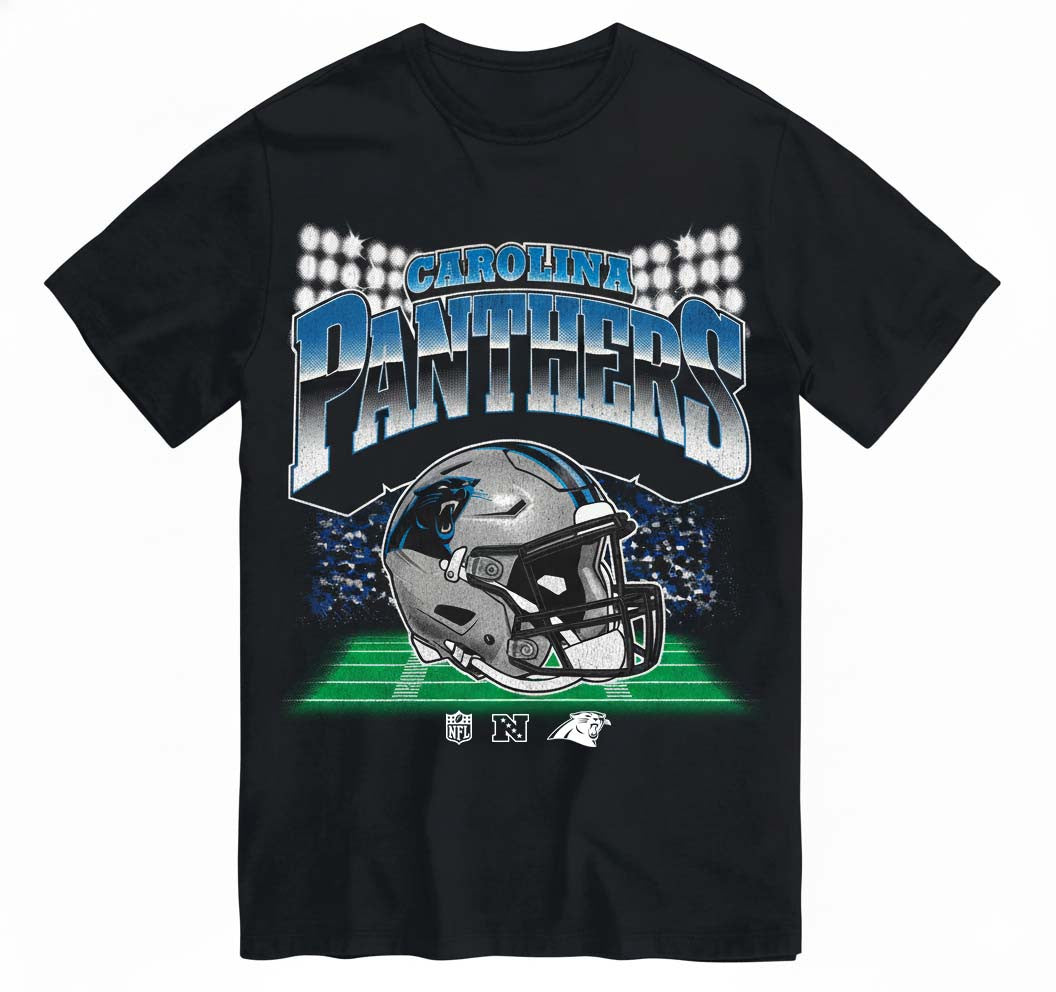 Carolina Panthers Men's NFL Teams Blindside T-Shirt - Black
