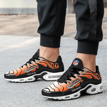 Cincinnati Bengals Ombre Limited Edition Custom Name Air Max Shoes Sneakers For Men And Women
