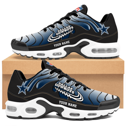 Dallas Cowboys Ombre Limited Edition Custom Name Air Max Shoes Sneakers For Men And Women