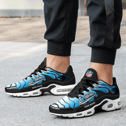 Carolina Panthers Ombre Limited Edition Custom Name Air Max Shoes Sneakers For Men And Women