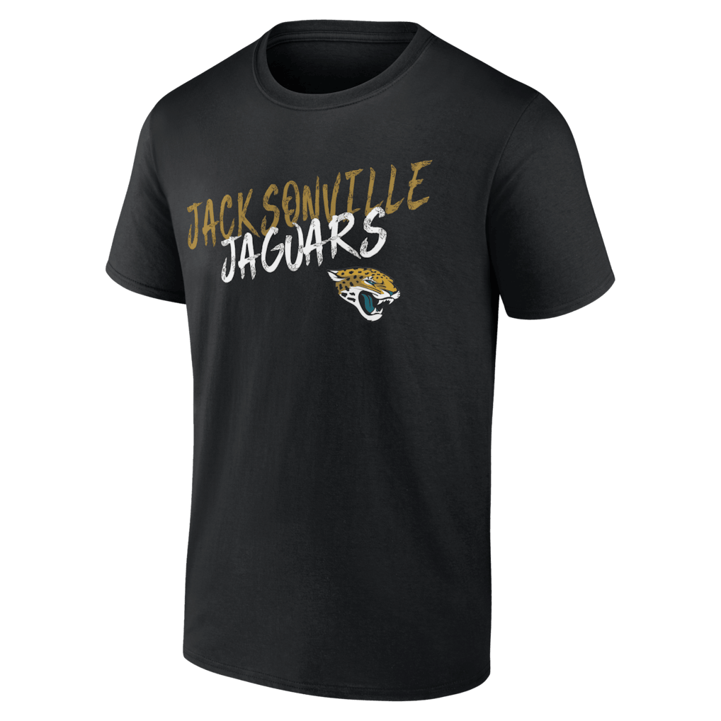 Jacksonville Jaguars Hustle Custom Name & Number T-Shirt - Black
