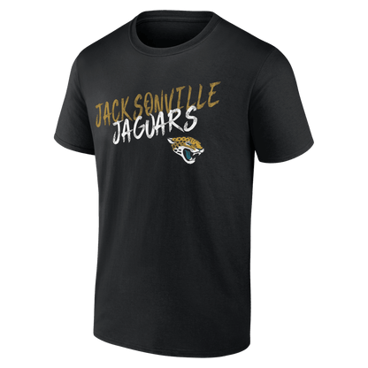 Jacksonville Jaguars Hustle Custom Name & Number T-Shirt - Black