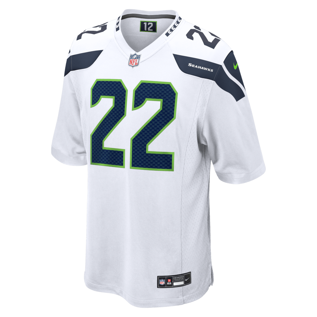Rashid Shaheed 22 Seattle Seahawks 2026 Super Bowl LX Game Jersey - White