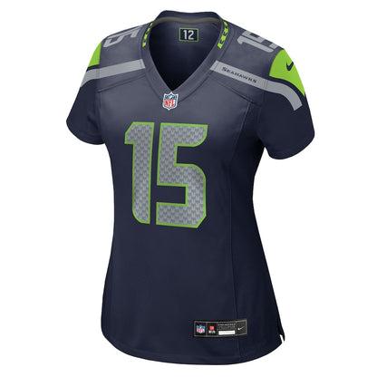Tory Horton 15 Seattle Seahawks 2026 Super Bowl LX - Women Navy Game Jersey