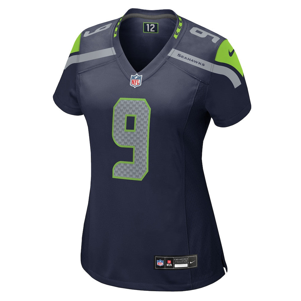 Kenneth Walker III 9 Seattle Seahawks 2026 Super Bowl LX - Women Game Jersey - Navy