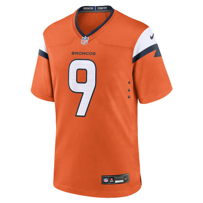 Talanoa Hufanga 9 Denver Broncos 2026 Super Bowl LX - Orange Team Game Jersey