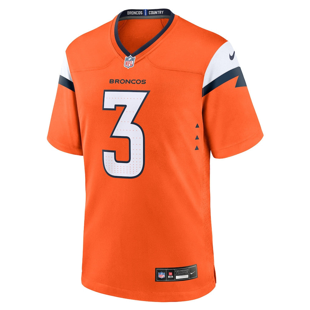 Wil Lutz 3 Denver Broncos 2026 Super Bowl LX - Orange Team Game Jersey