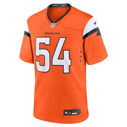 Alex Forsyth 54 Denver Broncos 2026 Super Bowl LX - Orange Team Game Jersey