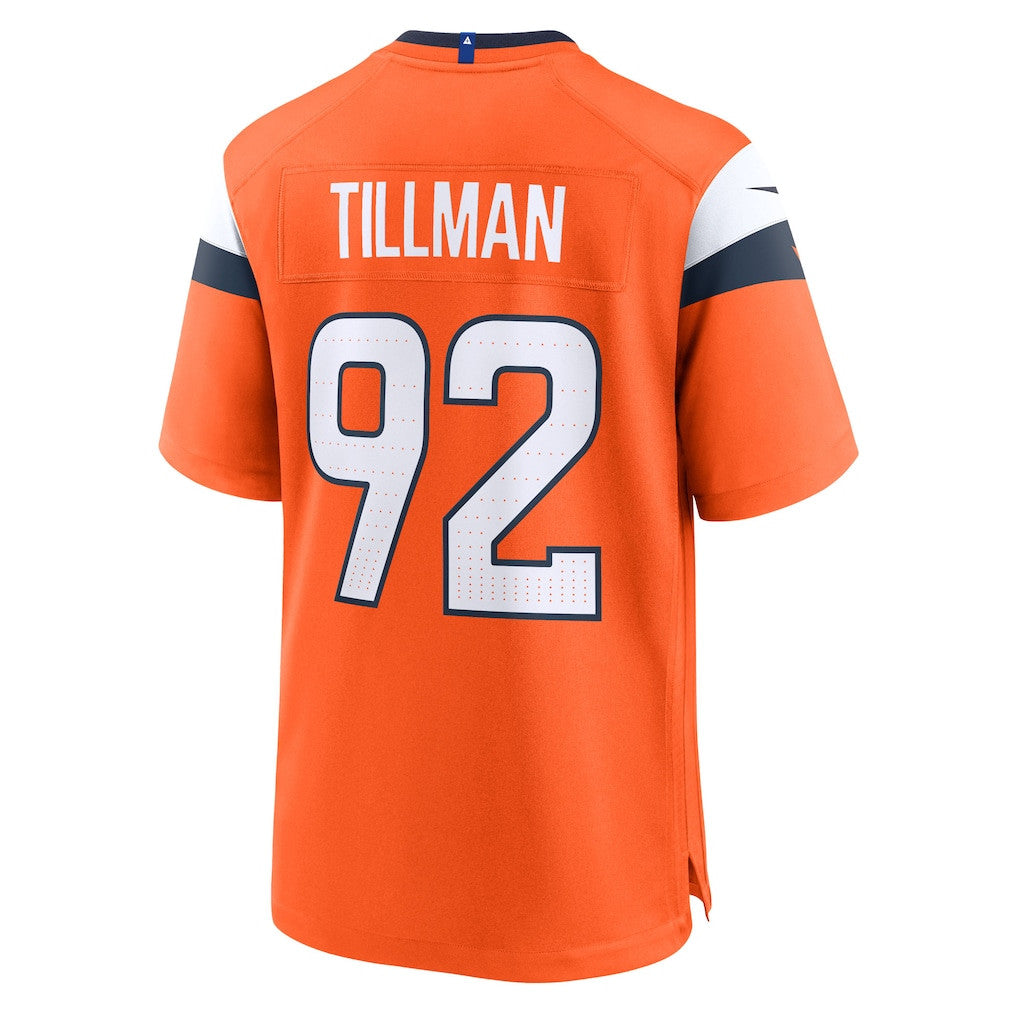 Dondrea Tillman 92 Denver Broncos 2026 Super Bowl LX - Orange Team Game Jersey