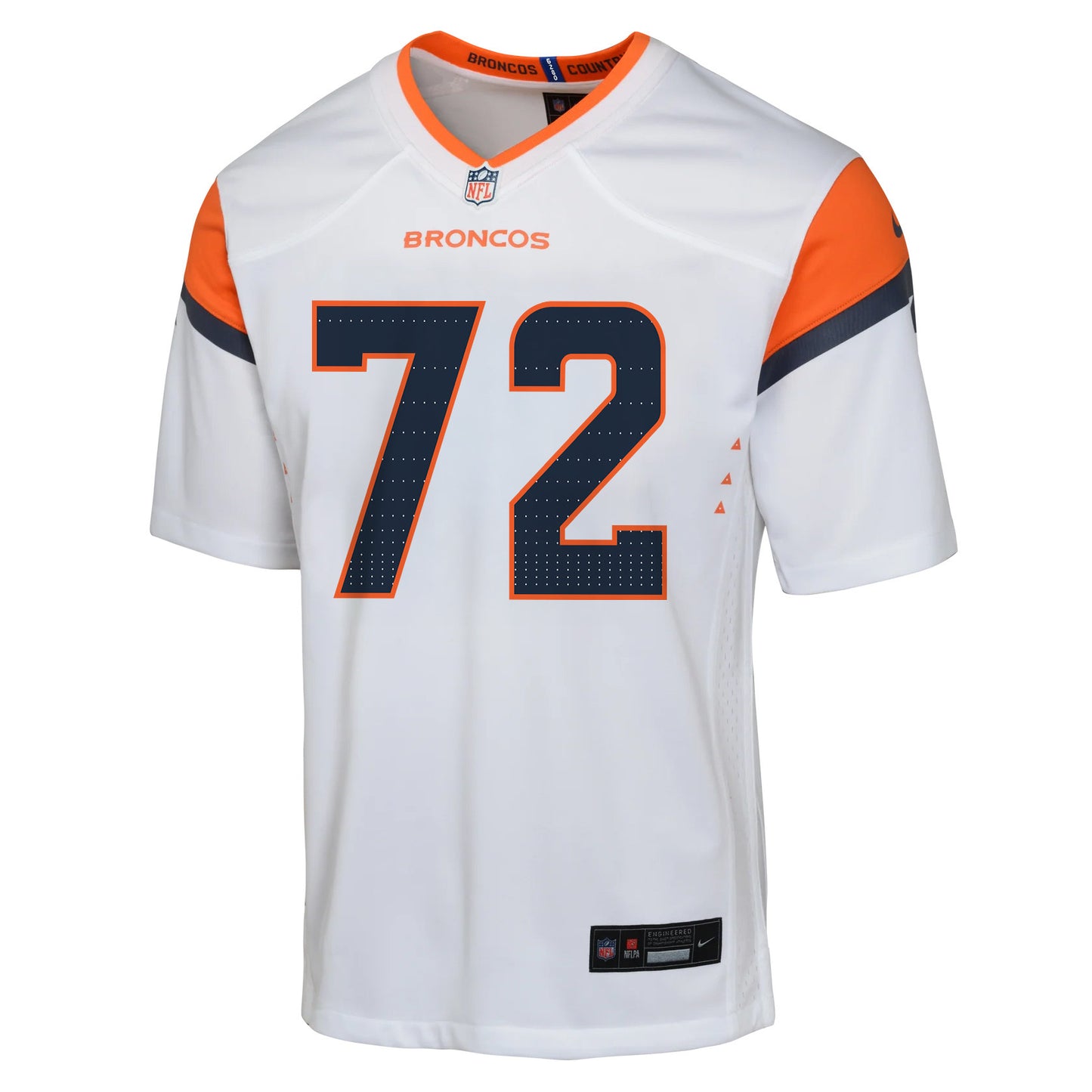 Garett Bolles 72 Denver Broncos YOUTH 2026 Super Bowl LX - White Road Team Jersey