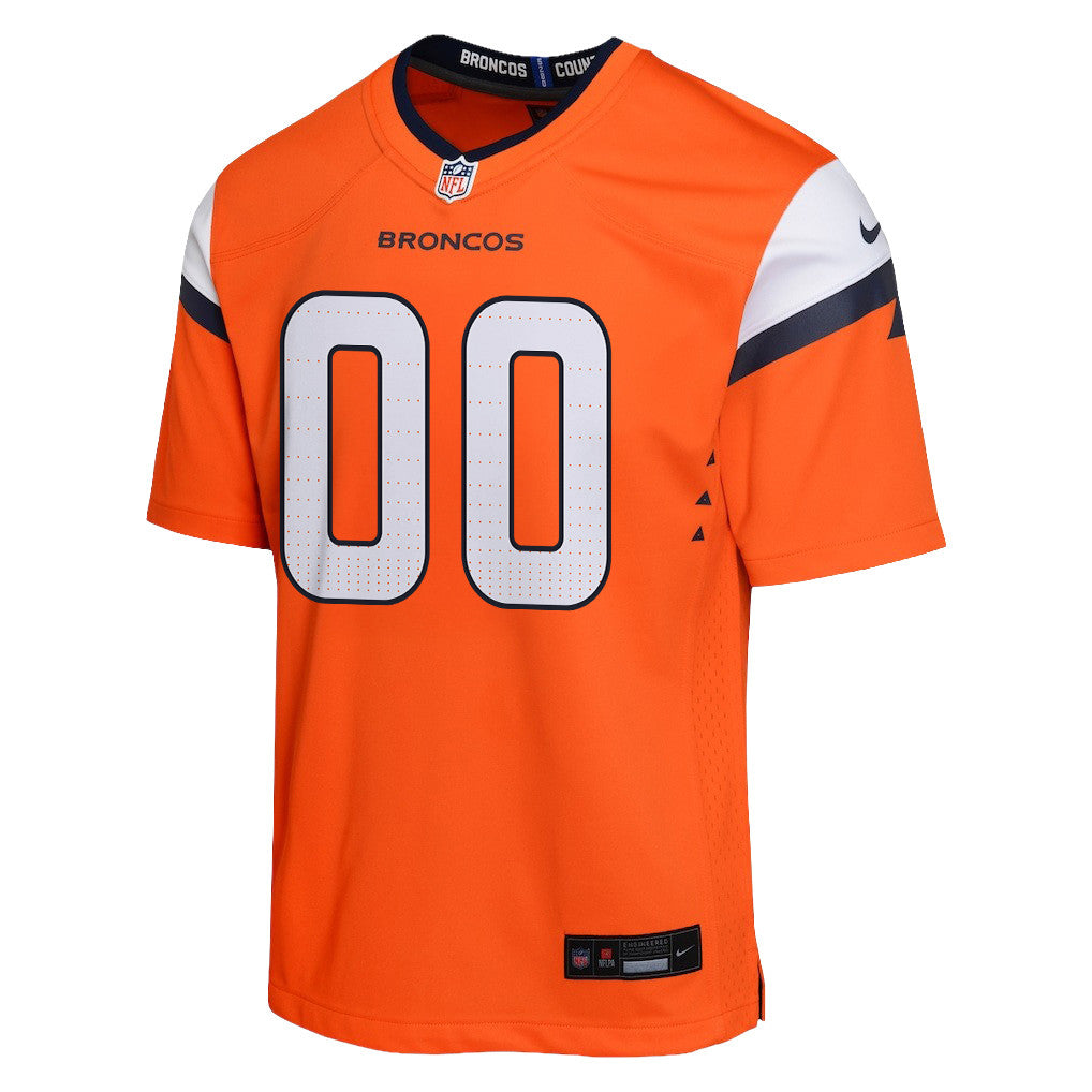 Denver Broncos YOUTH Custom - 2026 Super Bowl LX Orange Game Team Jersey