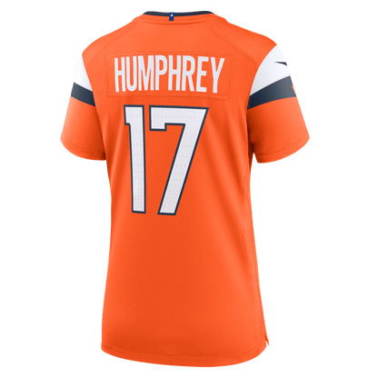 Lil'Jordan 17 Women's Denver Broncos 2026 Super Bowl LX - Orange Game Jersey