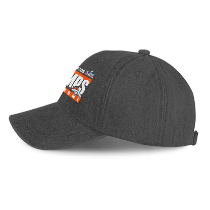 Denver Broncos Super Bowl LX Champs 25/26 Washed Cap – Printed Graphic - Dark Grey