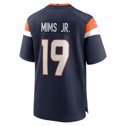 Marvin Mims Jr. 19 Denver Broncos 2026 Super Bowl LX - Navy Alternate Game Jersey
