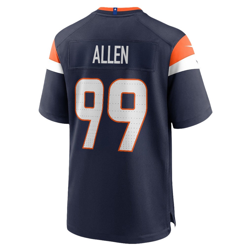 Zach Allen 99 Denver Broncos 2026 Super Bowl LX - Navy Alternate Game Jersey