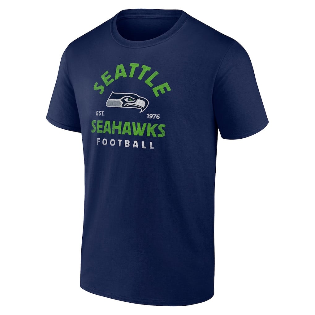 Seattle Seahawks Vintage Arch T-Shirt - College Navy