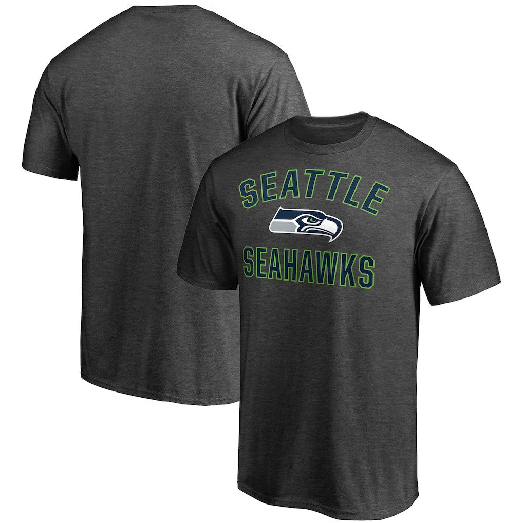 Seattle Seahawks Victory Arch T-Shirt - Heather Charcoal