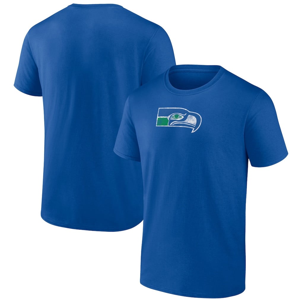 Seattle Seahawks Throwback T-Shirt - Royal