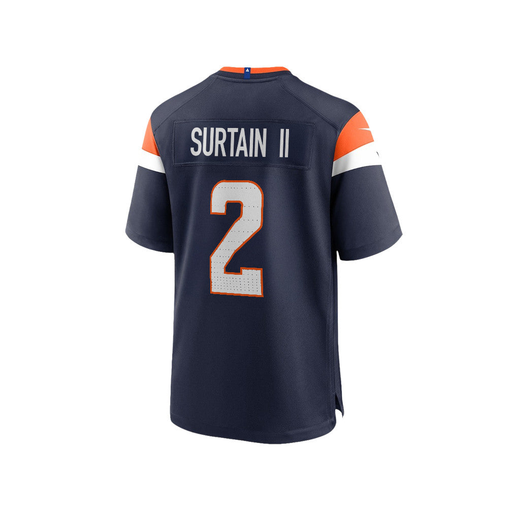 Pat Surtain II 2 Denver Broncos Super Bowl LX Shutdown Defender Men Jersey – Navy