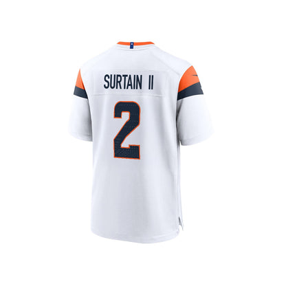 Pat Surtain II 2 Denver Broncos Super Bowl LX Shutdown Defender Game Men Jersey – White