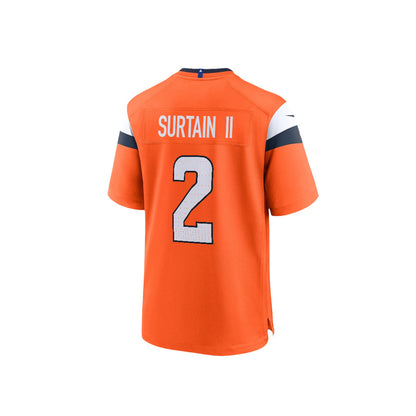 Pat Surtain II 2 Denver Broncos Super Bowl LX Next-Gen Legend Game Men Jersey – Orange