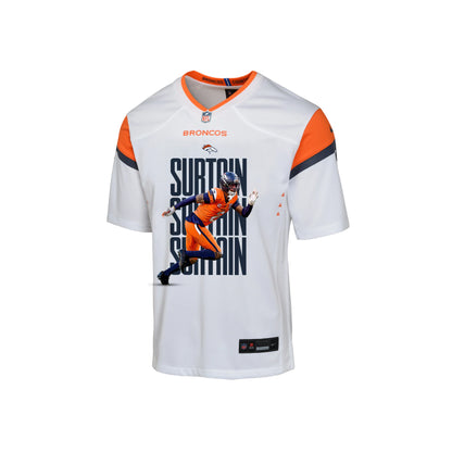 Pat Surtain II 2 Denver Broncos Super Bowl LX Defensive Superstar Game YOUTH Jersey – White