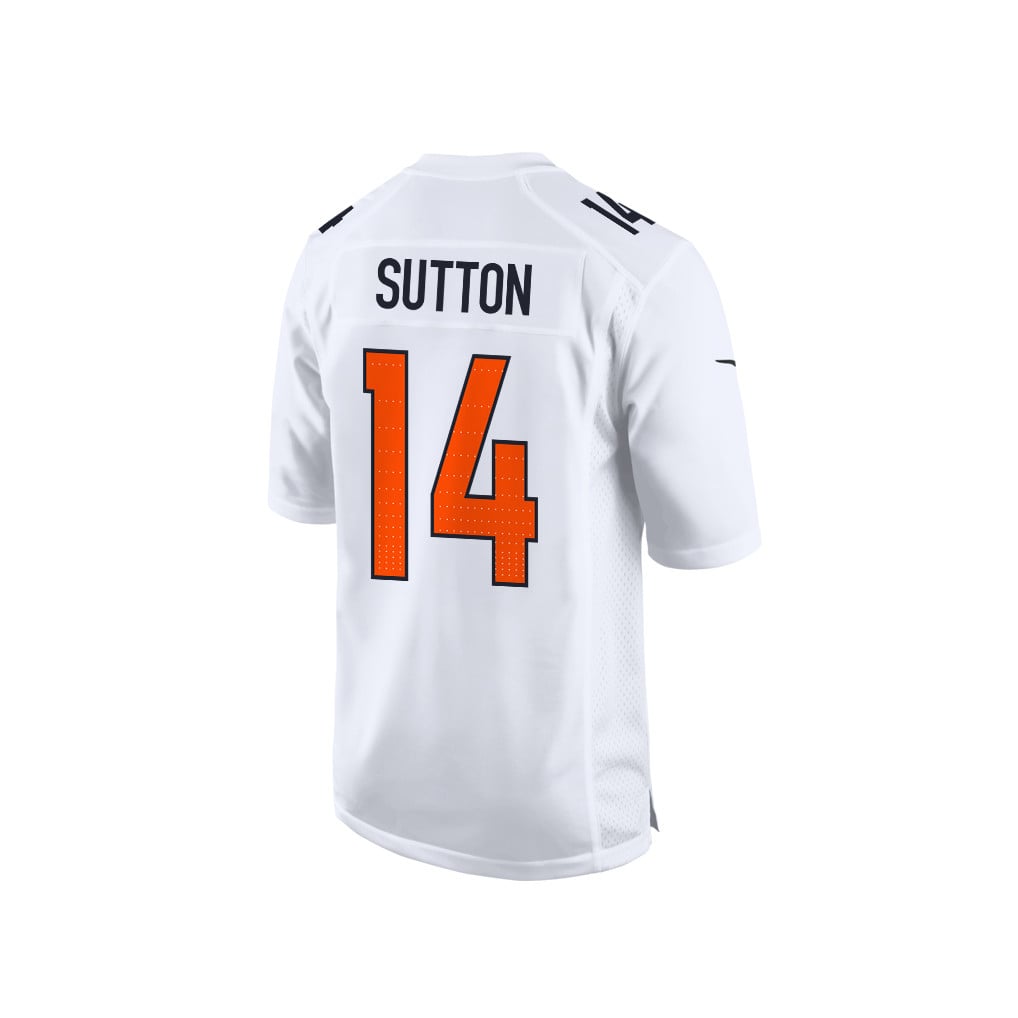 Courtland Sutton 14 Denver Broncos Super Bowl LX Dominant Playmaker Men Jersey – White