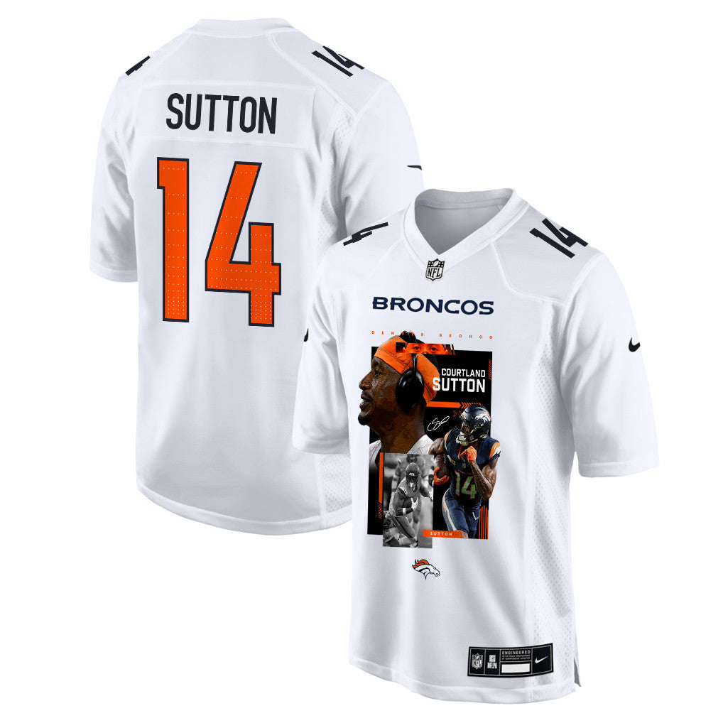 Courtland Sutton 14 Denver Broncos Super Bowl LX High-Impact Performer Jersey – White