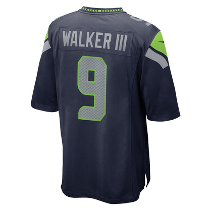 Kenneth Walker III 9 Seattle Seahawks Super Bowl LX Breakaway Speed Jersey – Navy