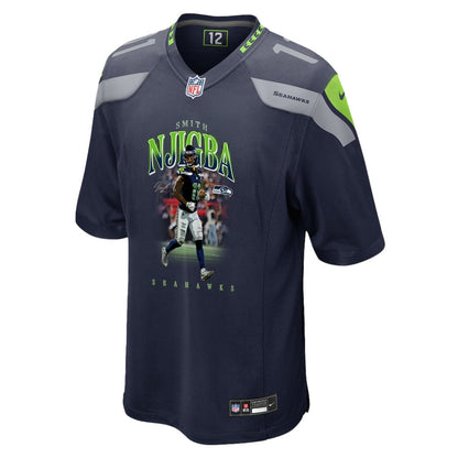 Jaxon Smith-Njigba 11 Seattle Seahawks Super Bowl LX Explosive Playmaker Jersey – Navy