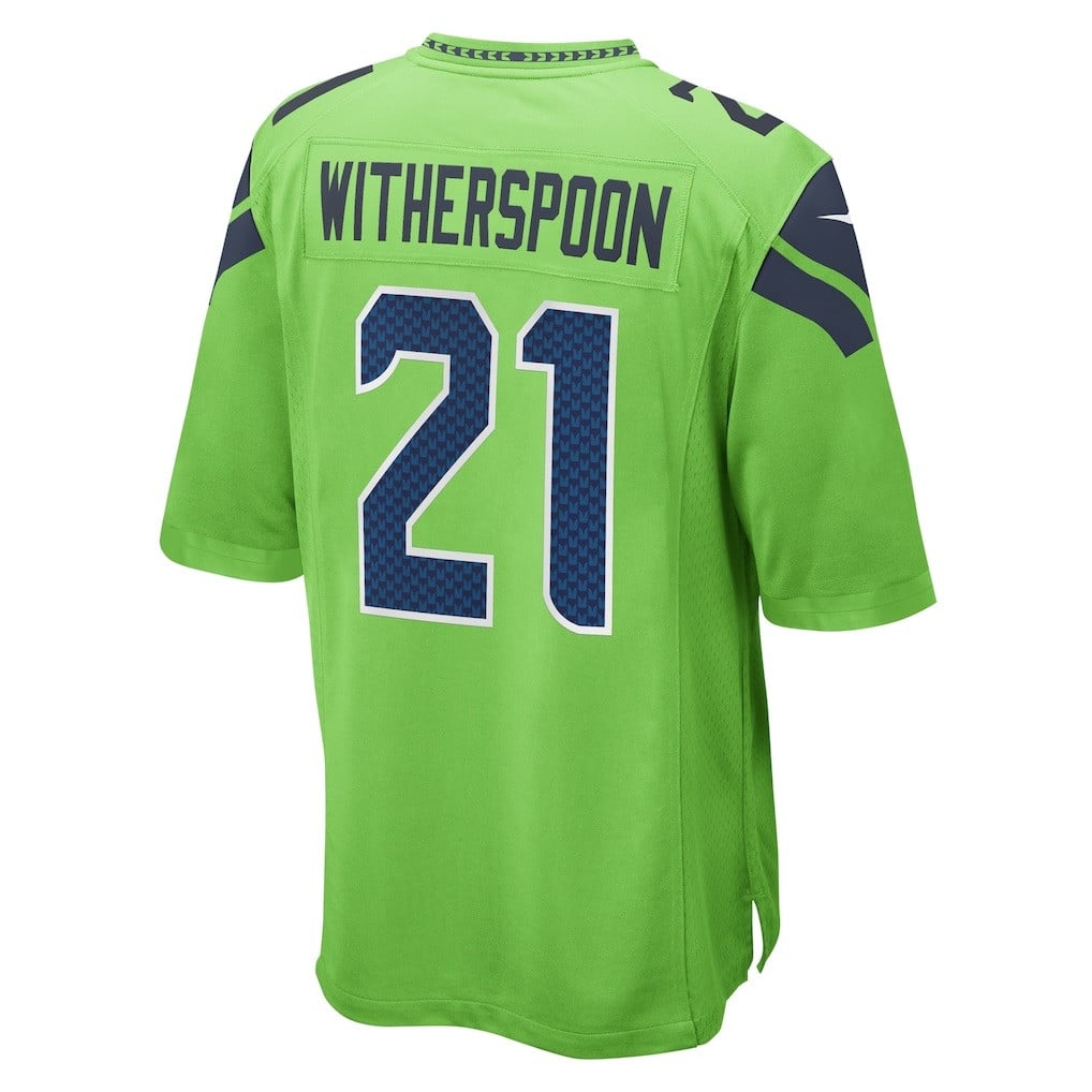 Devon Witherspoon 21 Seattle Seahawks Super Bowl LX Backfield Beast Jersey – Green