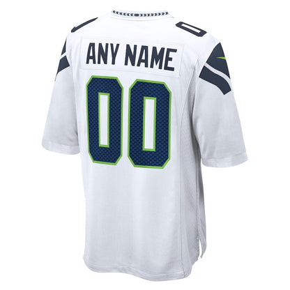 Seattle Seahawks Super Bowl LX Champions Going Head-To-Head Custom Game Jersey - White