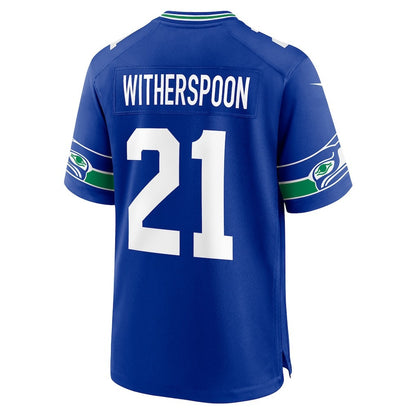 Devon Witherspoon 21 Seattle Seahawks Super Bowl LX Rising Star Jersey – Royal Blue