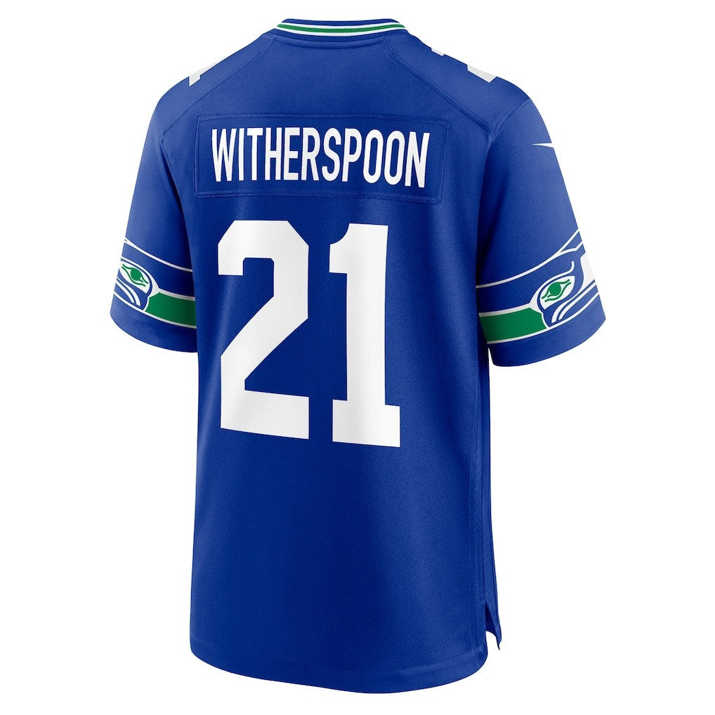 Devon Witherspoon 21 Seattle Seahawks Super Bowl LX Power & Precision Jersey – Royal Blue