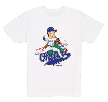 Shohei Ohtani 16 Los Angeles Dodgers Graphic T-Shirt - White