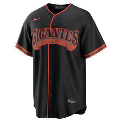Rafael Devers 16 San Francisco Giants Black Alternate Jersey - Men