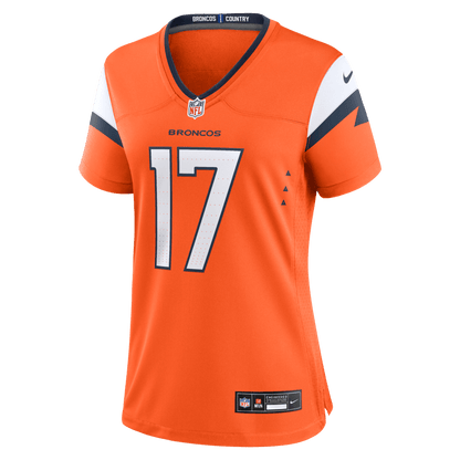 Jaylen Waddle 17 Denver Broncos Women's Game Jersey - Orange