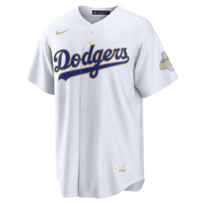 Los Angeles Dodgers 2026 Gold Collection Stadium Men Jersey - White