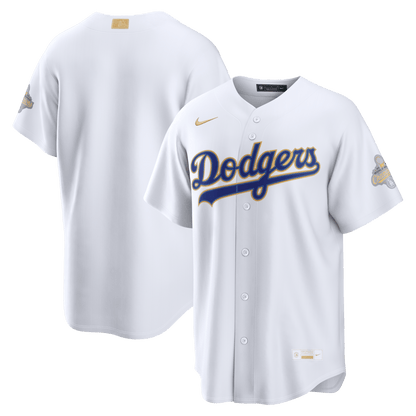 Los Angeles Dodgers 2026 Gold Collection Stadium Men Jersey - White