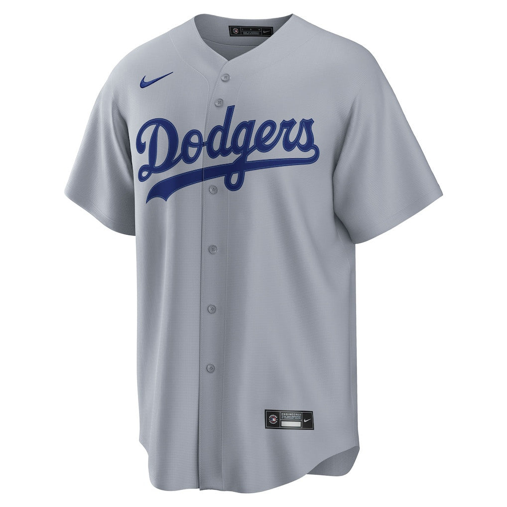Yoshinobu Yamamoto 18 Los Angeles Dodgers 2026 Road Men Jersey - Gray