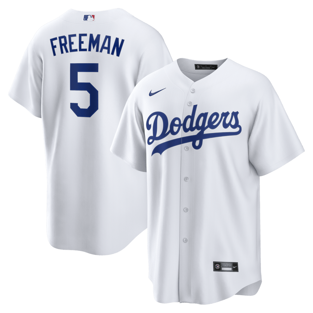 Freddie Freeman 5 Los Angeles Dodgers 2026 Home Men Jersey - White
