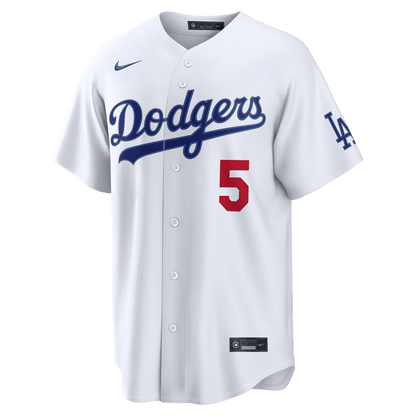 Freddie Freeman 5 Los Angeles Dodgers 2026 Home Stadium Men Jersey - White