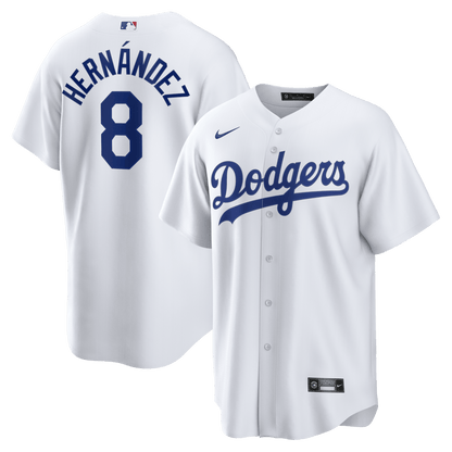 Enrique Hernández 8 Los Angeles Dodgers 2026 Home Men Jersey - White