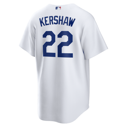 Clayton Kershaw 22 Los Angeles Dodgers 2026 Home Men Jersey - White