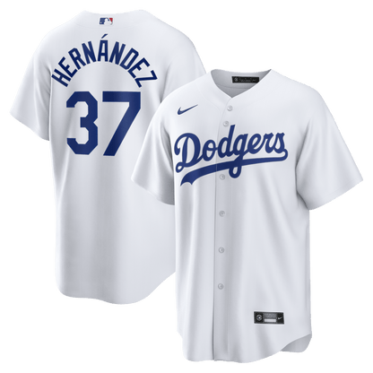 Teoscar Hernández 37 Los Angeles Dodgers 2026 Home Men Jersey - White