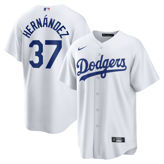 Teoscar Hernández 37 Los Angeles Dodgers 2026 Home Men Jersey - White