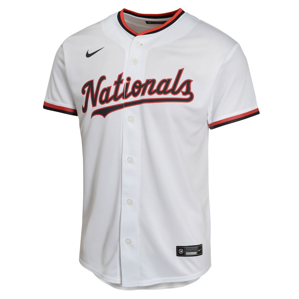 Dylan Crews 3 Washington Nationals 2026 Alternate Game Player YOUTH Jersey - White