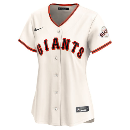 Rafael Devers 16 San Francisco Giants Women's Home Limited Player Jersey - Cream
