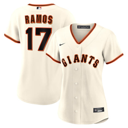Heliot Ramos 17 San Francisco Giants Women's Home Jersey - White