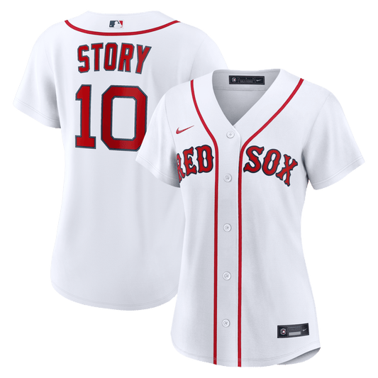 Trevor Story 10 Boston Red Sox Women's Home Jersey - White